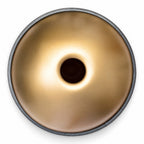 Handpan C-Dur in Gold, Unterseite