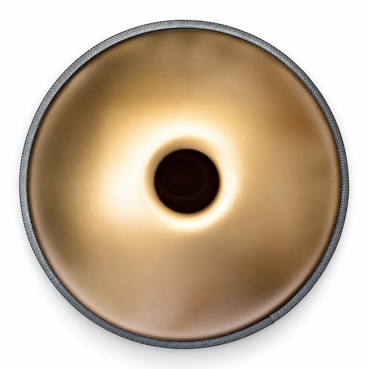Handpan C-Dur in Gold, Unterseite