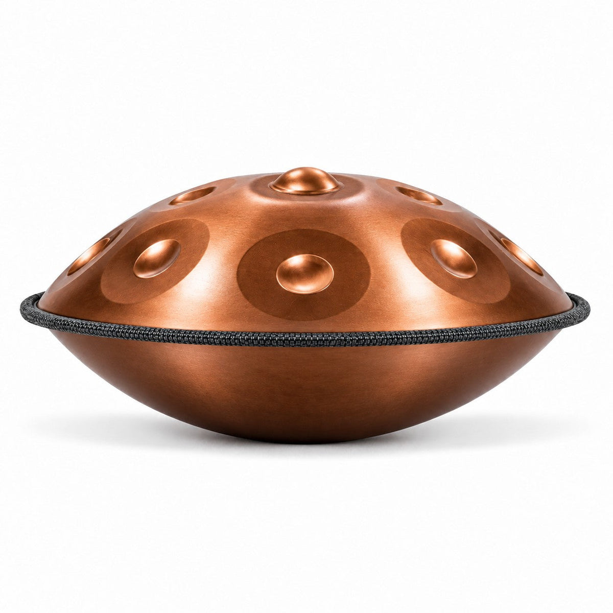 Handpan D-Moll Bronze, Seitenansicht