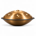 Handpan D-Moll Gold, Seitenansicht