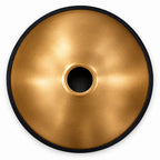 Handpan D-Moll Gold, Unterseite