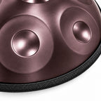 Handpan D-Moll Kurd in Mauve, Detailansicht