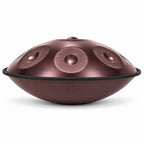 Handpan D-Moll Kurd in Mauve, Seitenansicht