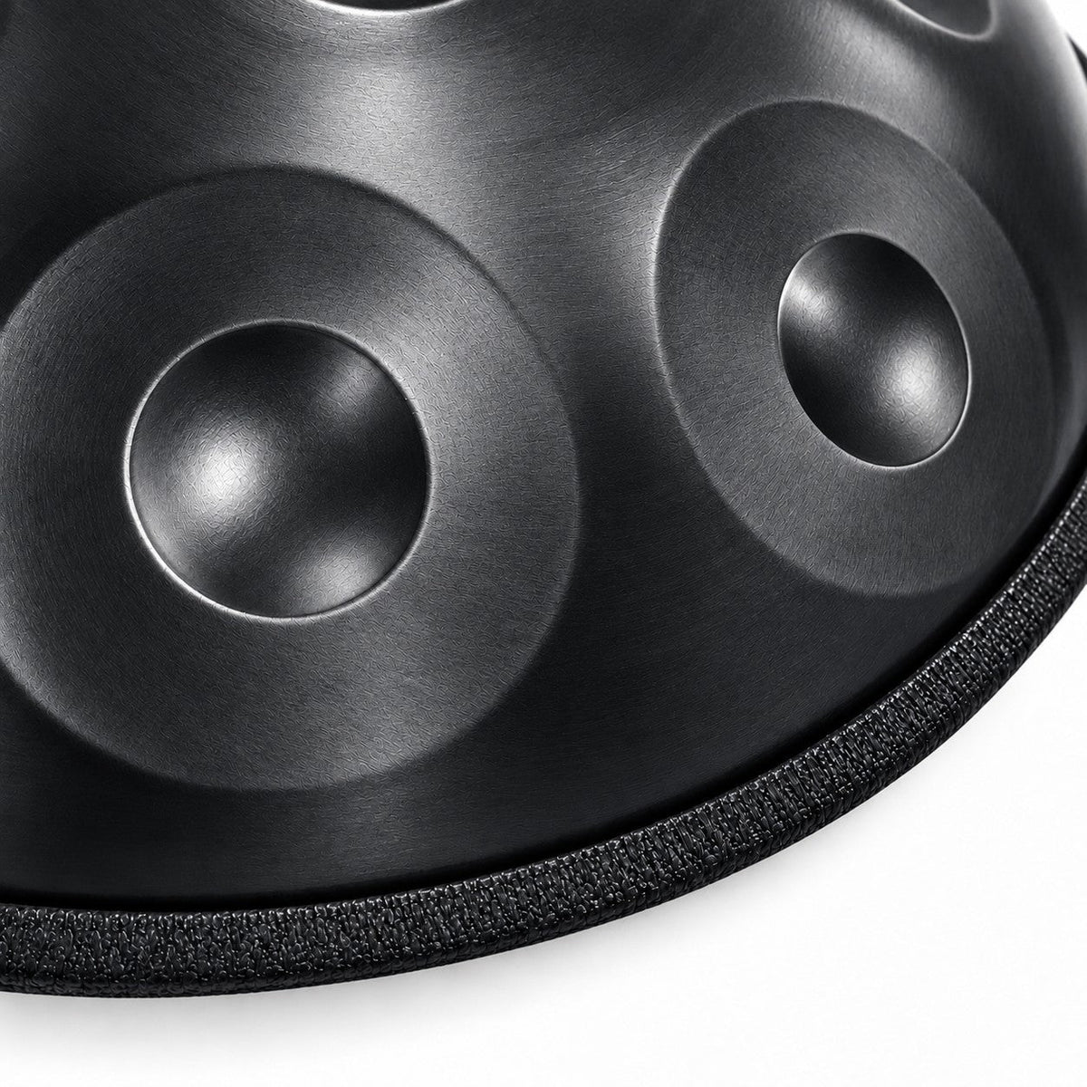 Handpan D-Moll Schwarz, Detailansicht