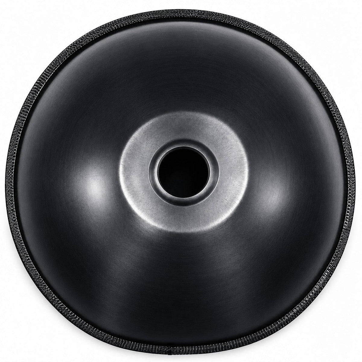 Handpan D-Moll Schwarz, Unterseite