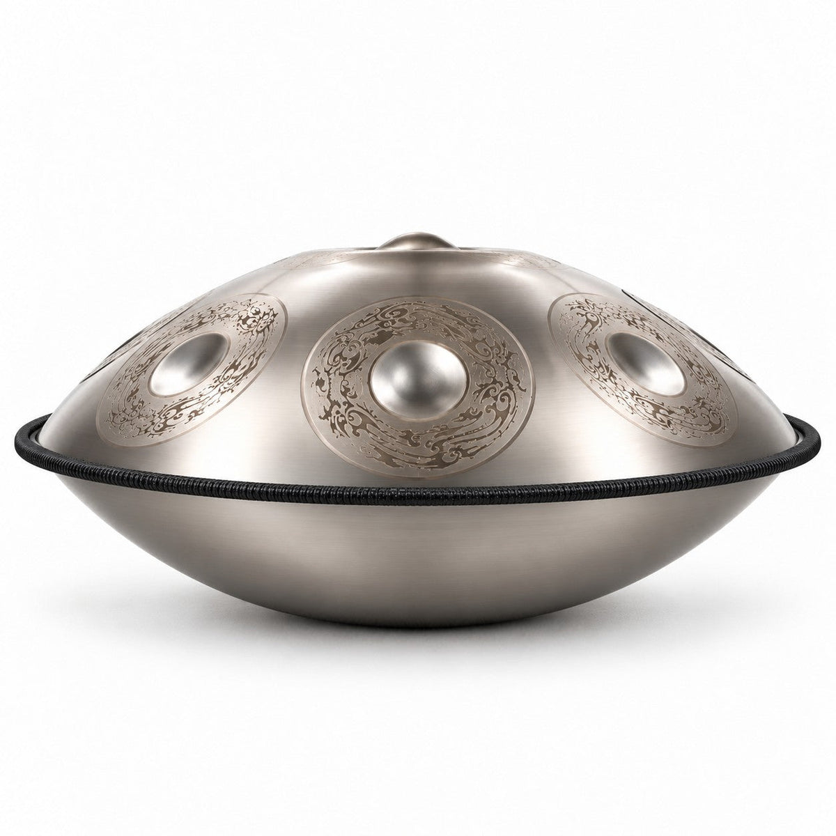Handpan Drache D-Moll Kurd, Seitenansicht