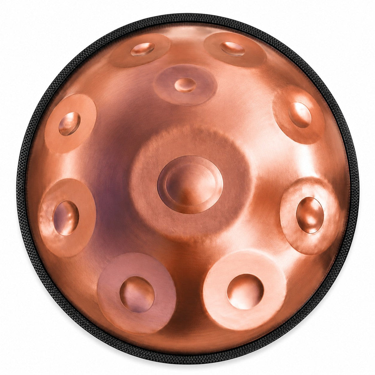 Handpan F-Dur in Bronze, von oben