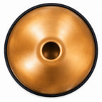 Handpan F-Dur in Gold, Unterseite