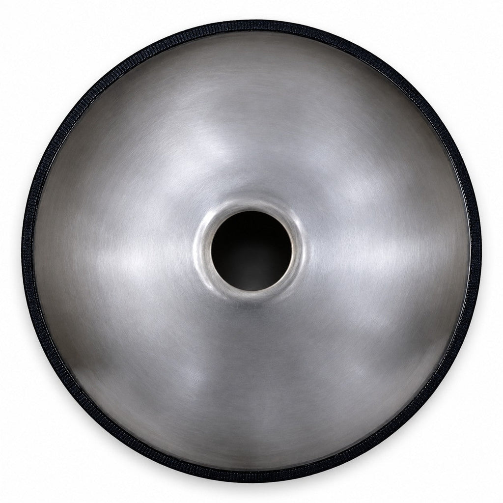 Handpan G-Moll 9 Töne in Silber, Unterseite