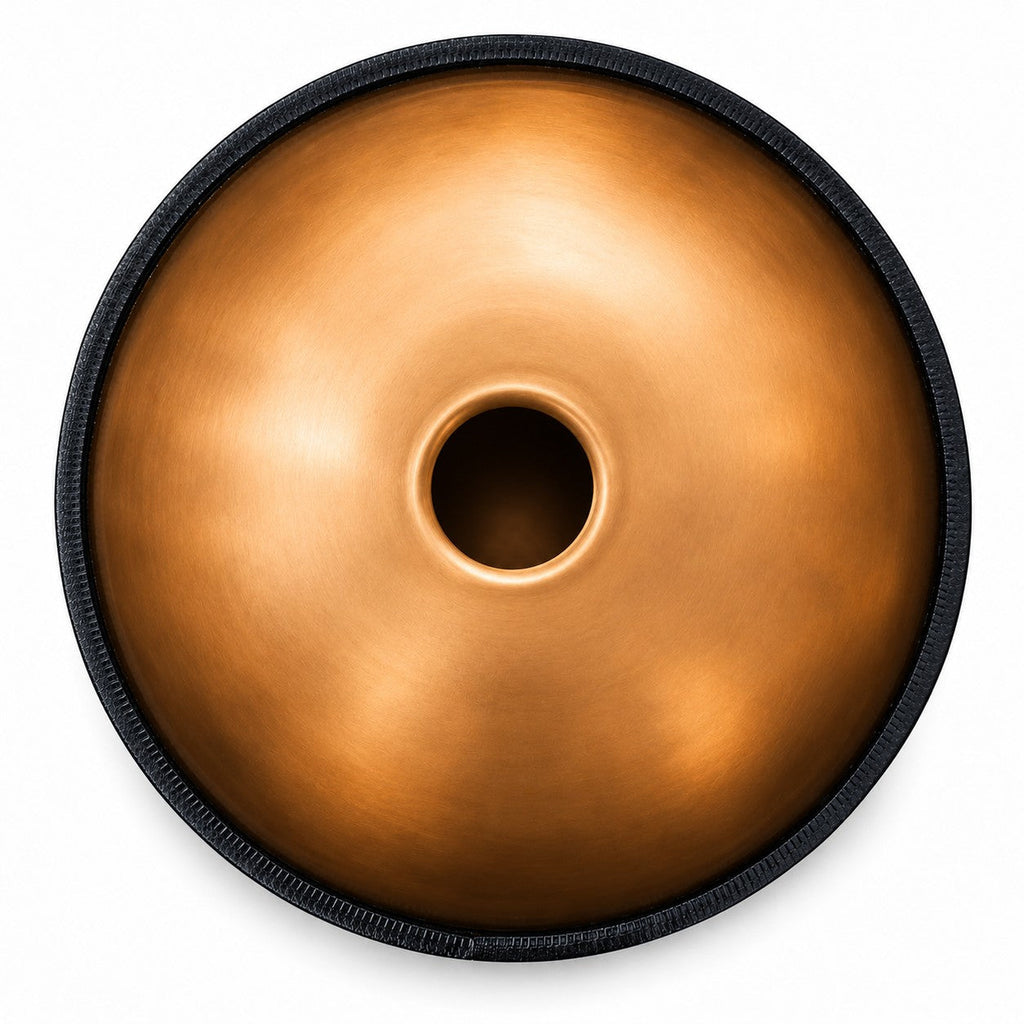 Handpan G-Moll Gold, Unterseite