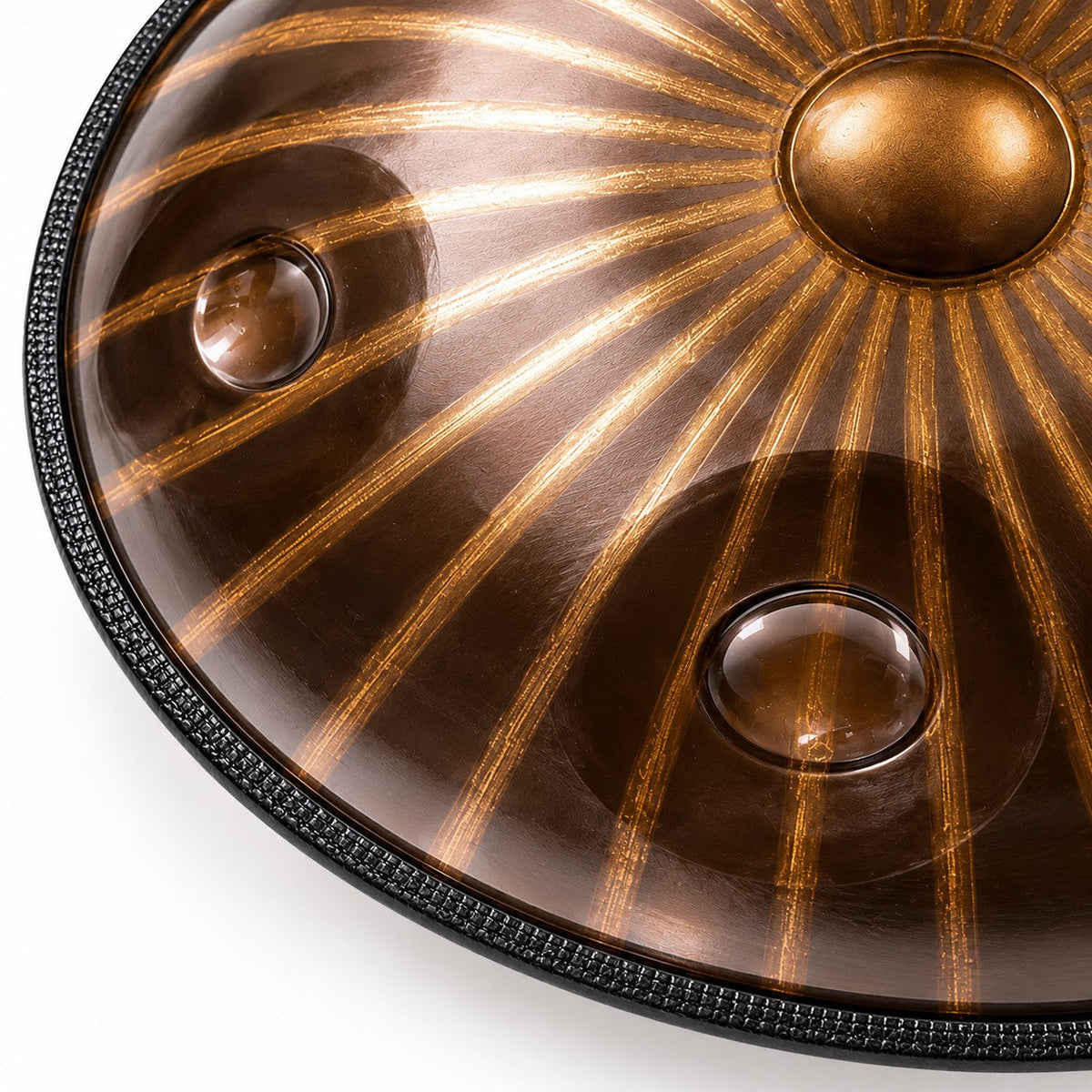 Handpan Leopard D-Moll Kurd, Detailansicht