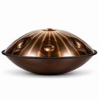 Handpan Leopard D-Moll Kurd, Seitenansicht