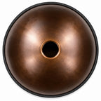 Handpan Leopard D-Moll Kurd, Unterseite