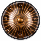 Handpan Leopard D-Moll Kurd, von oben
