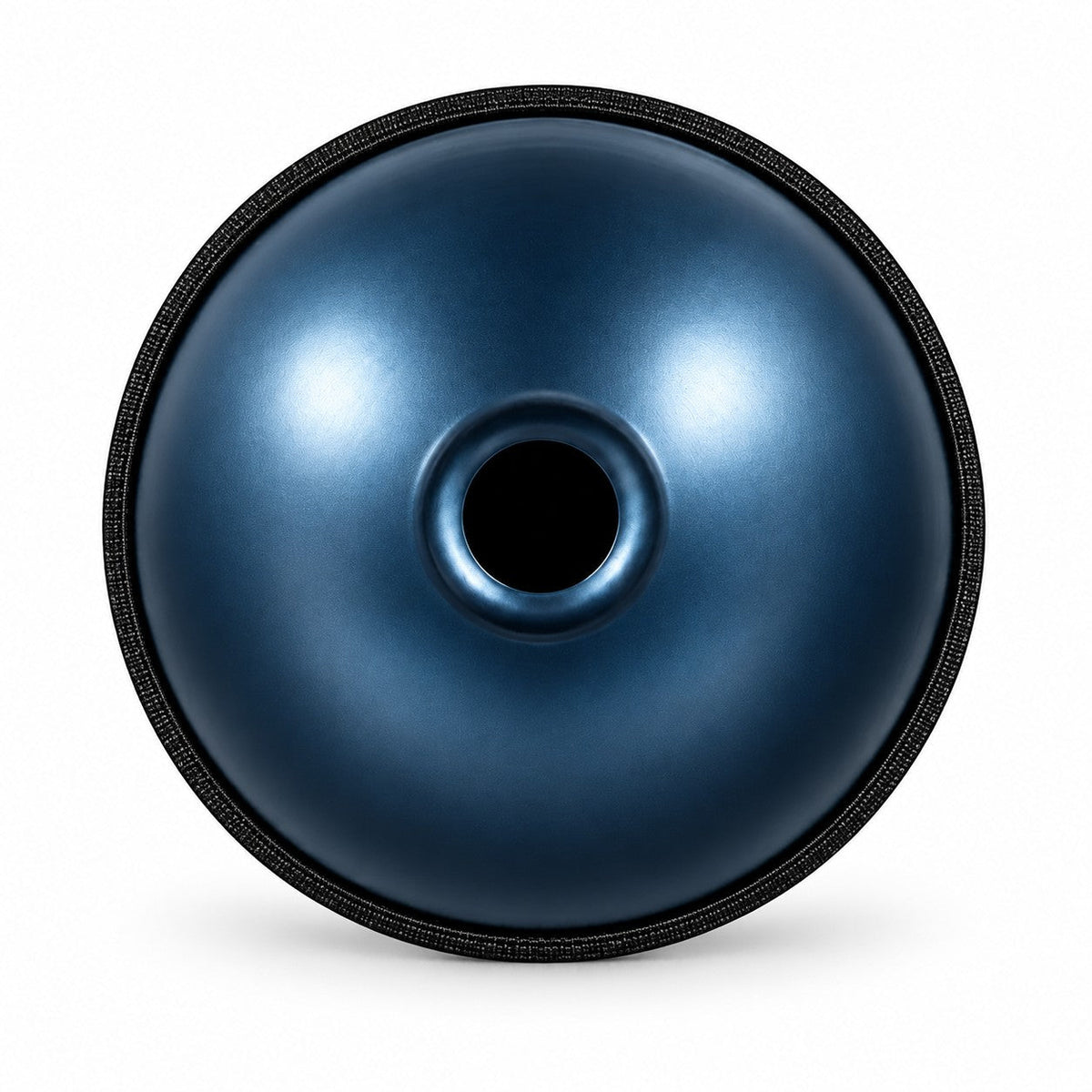 Handpan Mandala D-Moll Kurd in Blau, Unterseite