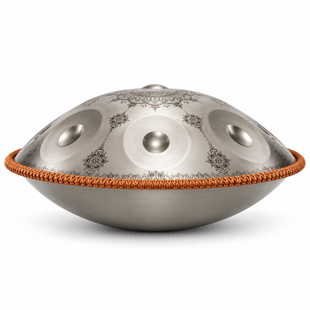 Handpan Mandala G-Moll, Seitenansicht