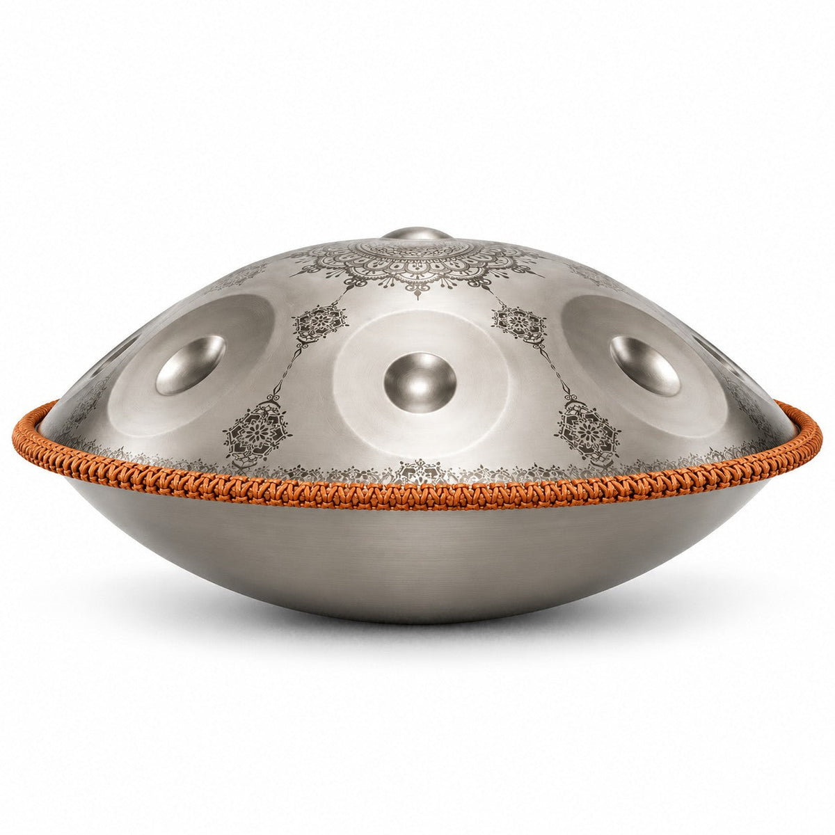 Handpan Mandala G-Moll, Seitenansicht