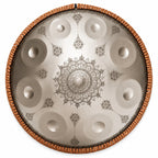 Handpan Mandala G-Moll, von oben