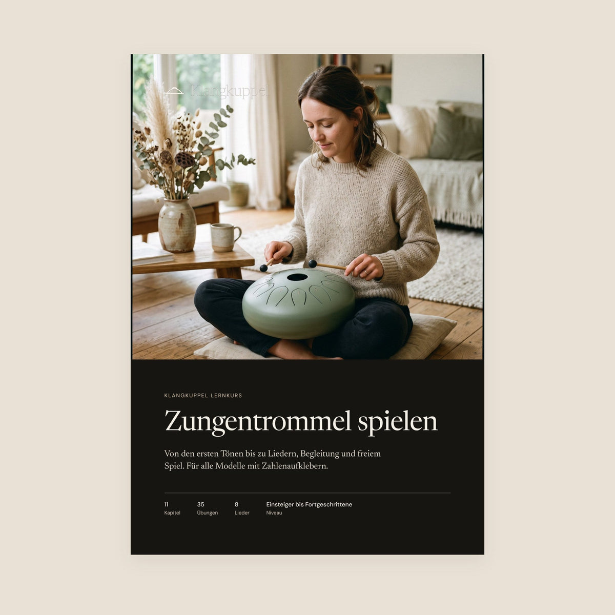 Titelseite des Zungentrommel-Lernkurses