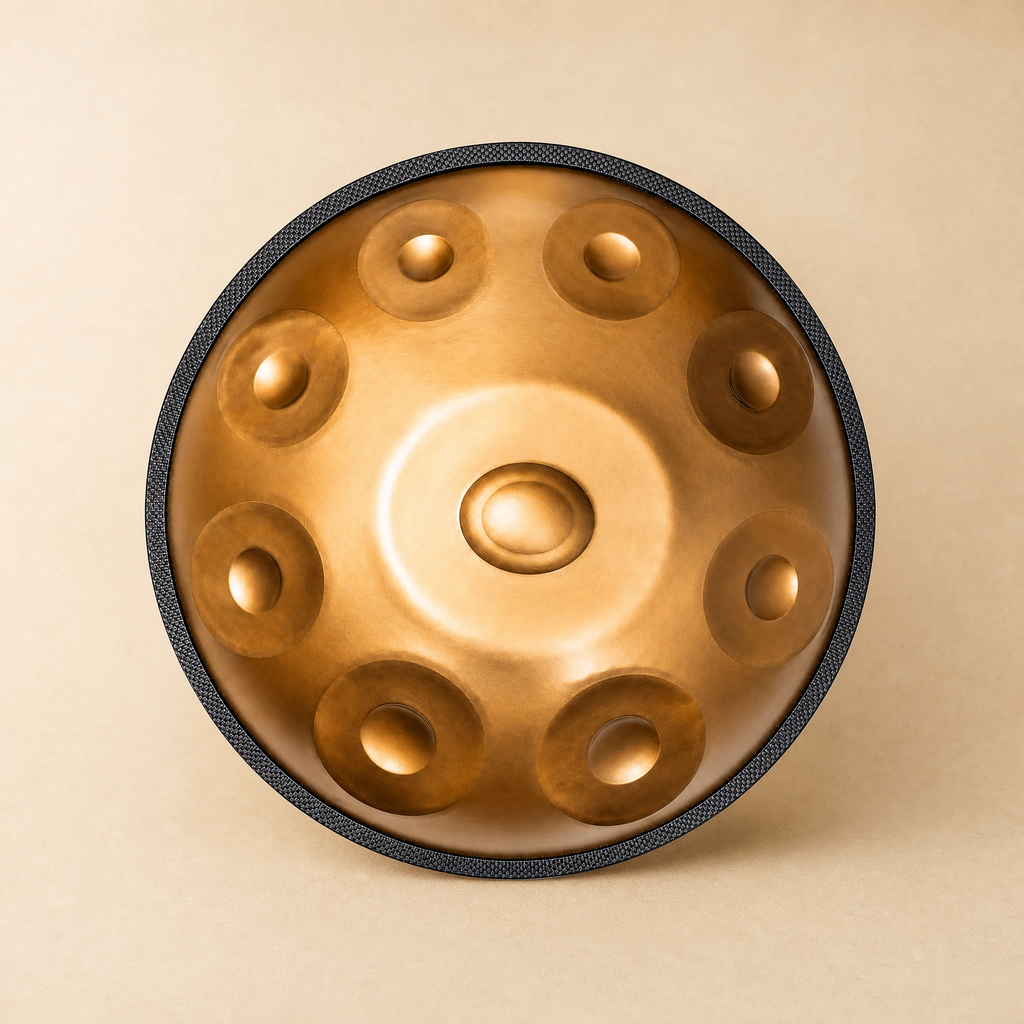 Handpan D-Moll Gold