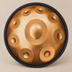 Handpan G-Moll Gold