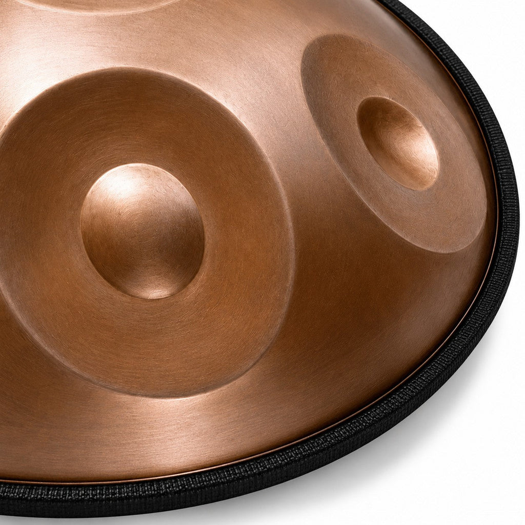 Mini-Handpan 6 Töne Bronze, Detailansicht