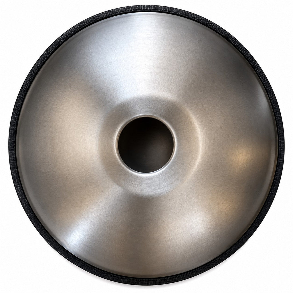 Mini-Handpan G-Moll in Silber, Unterseite