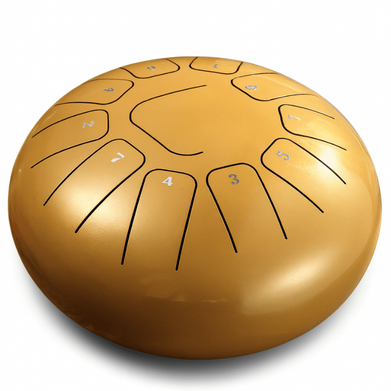 Tank Drum G-Dur 11 Töne in Gold